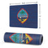 Guam Flag Dark Wood Gaming Mouse Pad